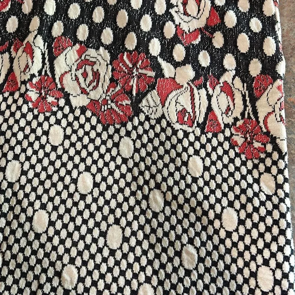 Louie et Lucie Paisley Knit Skirt Small